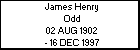 James Henry Odd