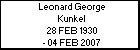 Leonard George Kunkel
