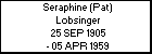 Seraphine (Pat) Lobsinger
