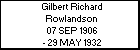 Gilbert Richard Rowlandson