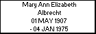 Mary Ann Elizabeth Albrecht