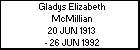 Gladys Elizabeth McMillian