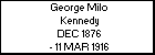 George Milo Kennedy
