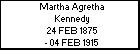 Martha Agretha Kennedy