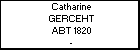 Catharine GERCEHT