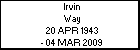 Irvin Way