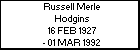 Russell Merle Hodgins