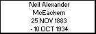 Neil Alexander McEachern