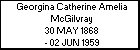 Georgina Catherine Amelia McGilvray