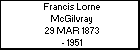 Francis Lorne McGilvray