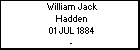 William Jack Hadden