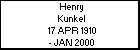 Henry Kunkel