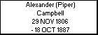 Alexander (Piper) Campbell