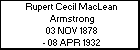 Rupert Cecil MacLean Armstrong