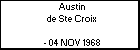 Austin de Ste Croix