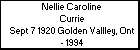 Nellie Caroline Currie