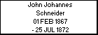 John Johannes Schneider