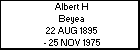 Albert H Beyea