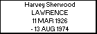 Harvey Sherwood LAWRENCE