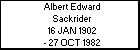 Albert Edward Sackrider