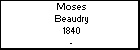 Moses Beaudry