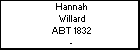 Hannah Willard