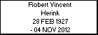 Robert Vincent Herink