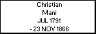 Christian Mani