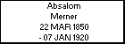 Absalom Merner
