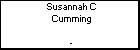 Susannah C Cumming