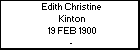 Edith Christine Kinton