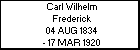 Carl Wilhelm Frederick