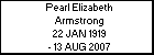 Pearl Elizabeth Armstrong