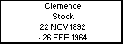 Clemence Stock