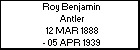 Roy Benjamin Antler