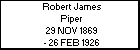 Robert James Piper