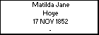 Matilda Jane Hoye