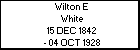 Wilton E White