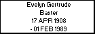 Evelyn Gertrude Baxter