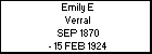 Emily E Verral