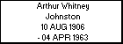 Arthur Whitney Johnston