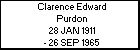 Clarence Edward Purdon