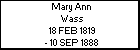 Mary Ann Wass