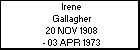 Irene Gallagher