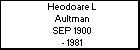 Heodoare L Aultman