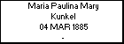 Maria Paulina Mary Kunkel
