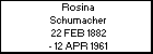 Rosina Schumacher