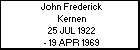 John Frederick Kernen