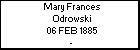 Mary Frances Odrowski