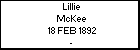 Lillie McKee
